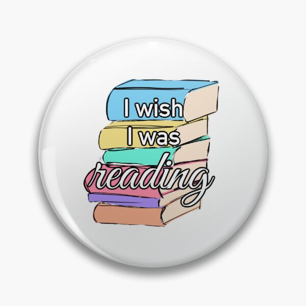 Item preview, “I Wish I Was Reading” - Pastel Books designed and sold by TeaLimeTwo.