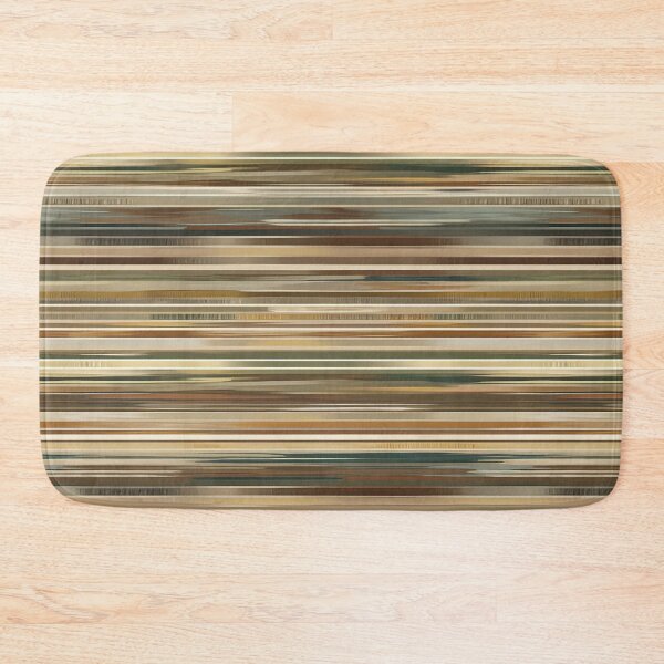 Item preview, Horizontal Muted Earth Tones Stripe Pattern - Minimalist Design for Home Decor designed and sold by ABArtByAlexST.
