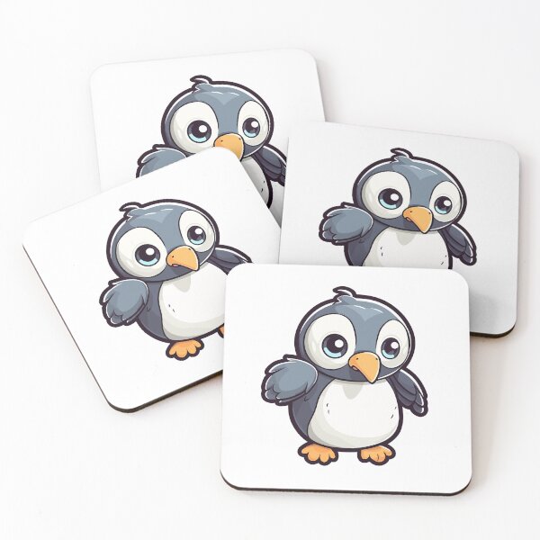 Item preview, Cute happy baby penguin with their tiny wings and waddling walk designed and sold by Maycon Arts.