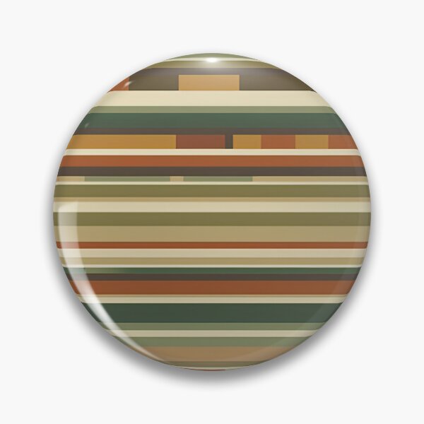 Item preview, Muted Earth Tones Horizontal Stripe Pattern - Minimalist Design designed and sold by ABArtByAlexST.