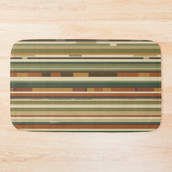Item preview, Muted Earth Tones Horizontal Stripe Pattern - Minimalist Design designed and sold by ABArtByAlexST.