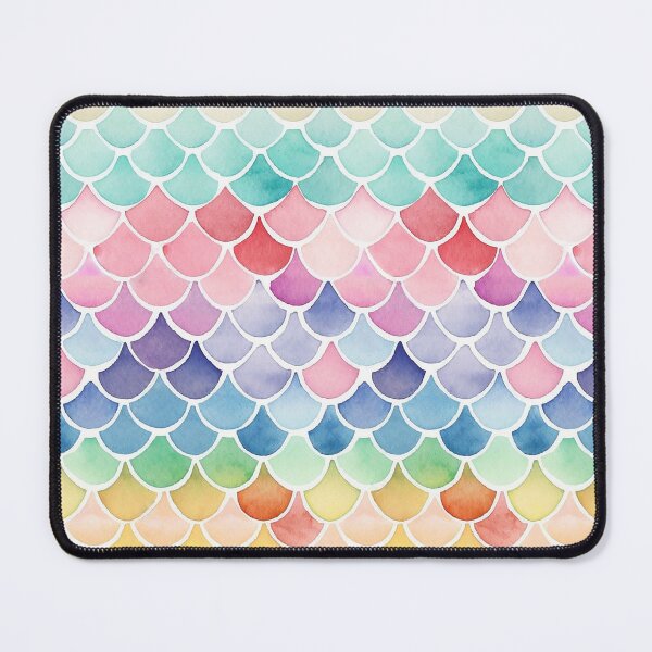 Item preview, Rainbow Mermaid Scale Pattern designed and sold by Pamela Maxwell.