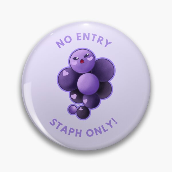 Item preview, Science Button | Microbiology Button | Laboratory Button | Funny Science Button | Scientist Button | Staphylococcus Button designed and sold by thepinkbirb.