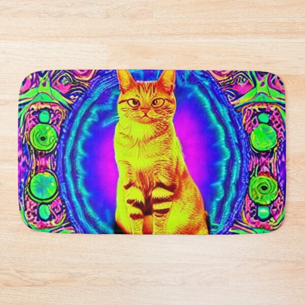 Item preview, Pschedelic Cat designed and sold by DukeGroovy.