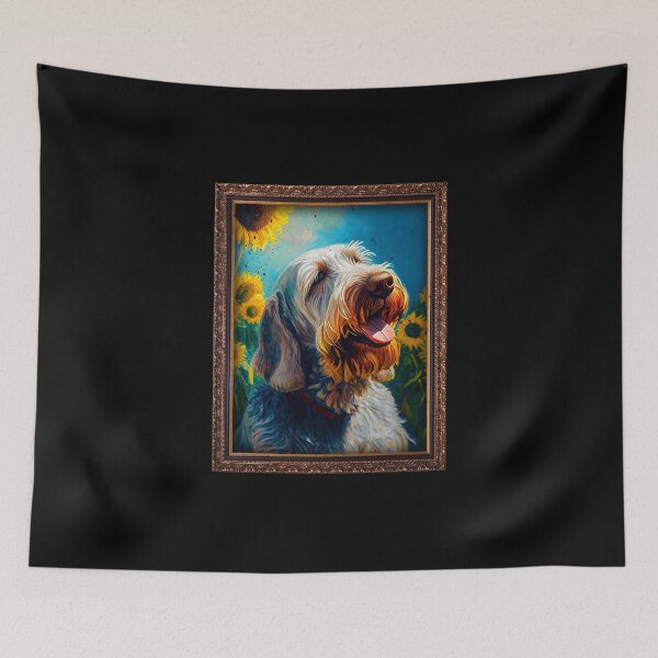 Item preview, Spinone Italiano Sunflower Painting Adorable Dog designed and sold by rafaeltto.