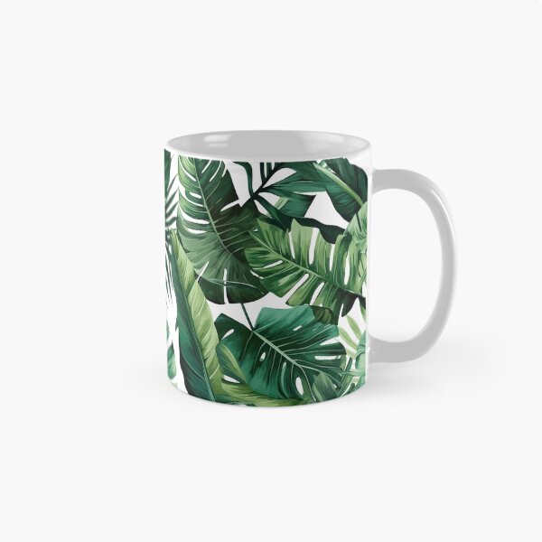 Item preview, Tropical leaves green seamless pattern designed and sold by Acim0.
