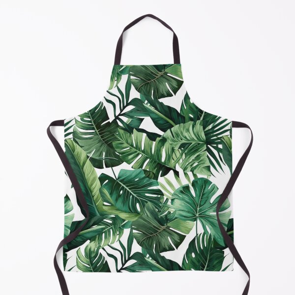 Item preview, Tropical leaves green seamless pattern designed and sold by Acim0.