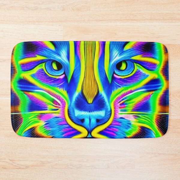 Item preview, Psychedelic Cat designed and sold by DukeGroovy.