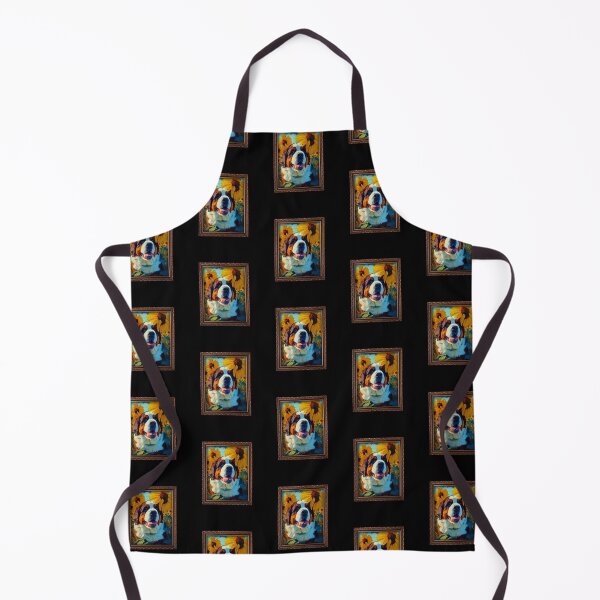 Item preview, St. Bernard Sunflower Painting Adorable Dog designed and sold by rafaeltto.