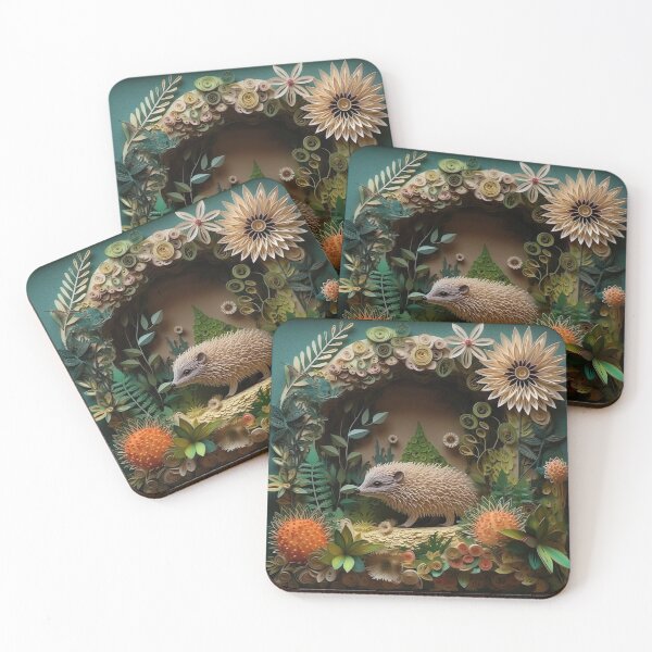 Item preview, Paper Quilled Hedgehog designed and sold by Matt's Artificial Nature.