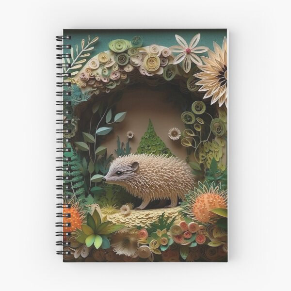 Item preview, Paper Quilled Hedgehog designed and sold by Matt's Artificial Nature.