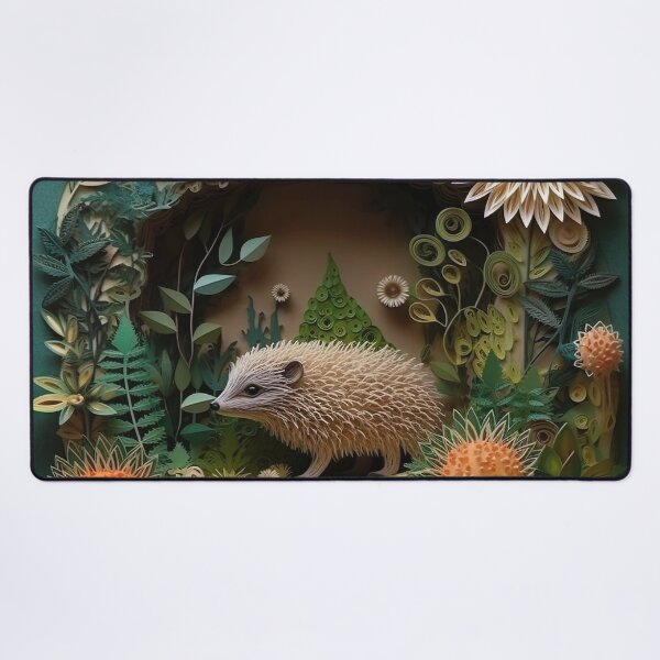 Item preview, Paper Quilled Hedgehog designed and sold by Matt's Artificial Nature.