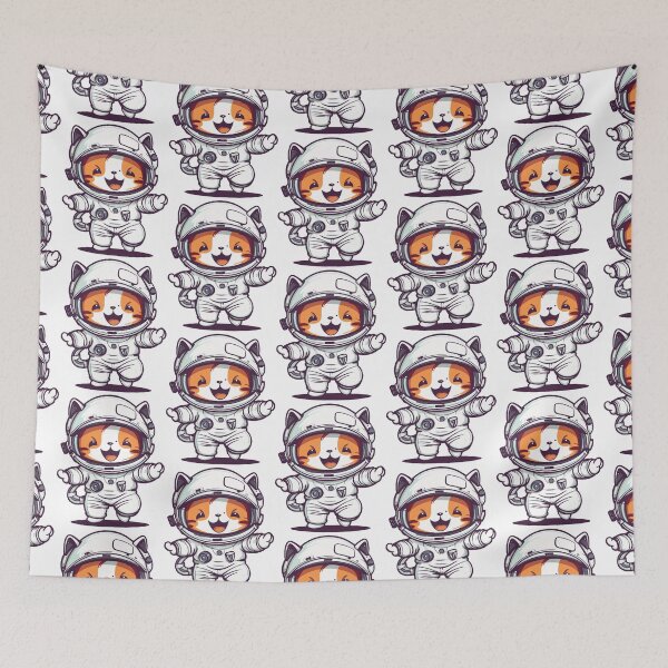 Item preview, Cat Miaw Astronaut: An Upbeat and Fun Illustration. designed and sold by jonathandsillva.