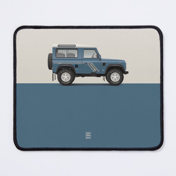Item preview, Arles Blue Defender 90 SW - Automotive Illustration designed and sold by Jalan Jalan Sore.