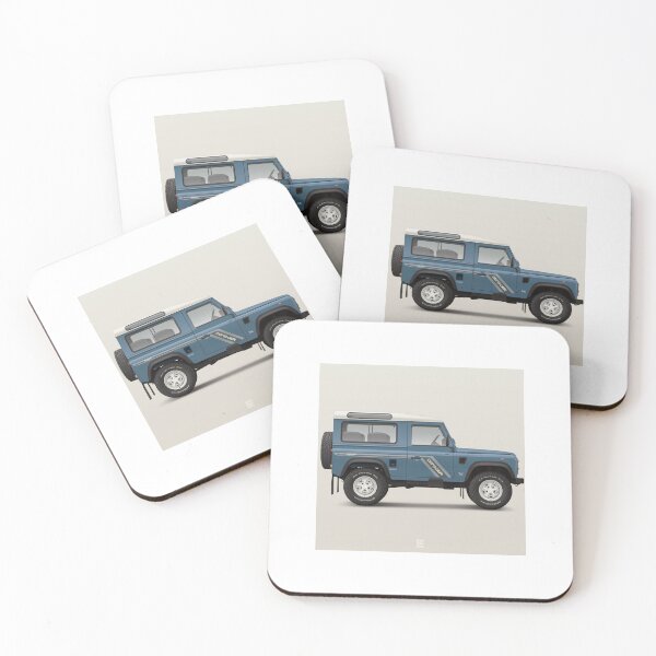 Item preview, Arles Blue Defender 90 SW - Automotive Illustration designed and sold by Jalan Jalan Sore.