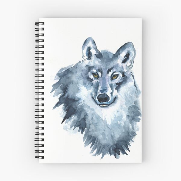 Item preview, Indigo watercolor wolf designed and sold by AnissaF.