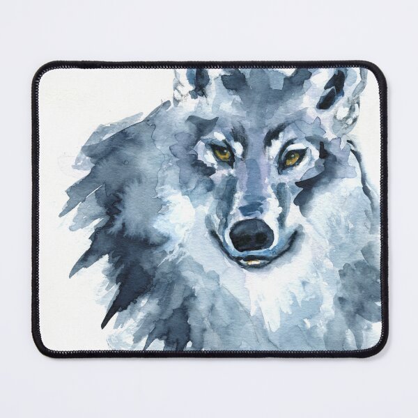 Item preview, Indigo watercolor wolf designed and sold by AnissaF.