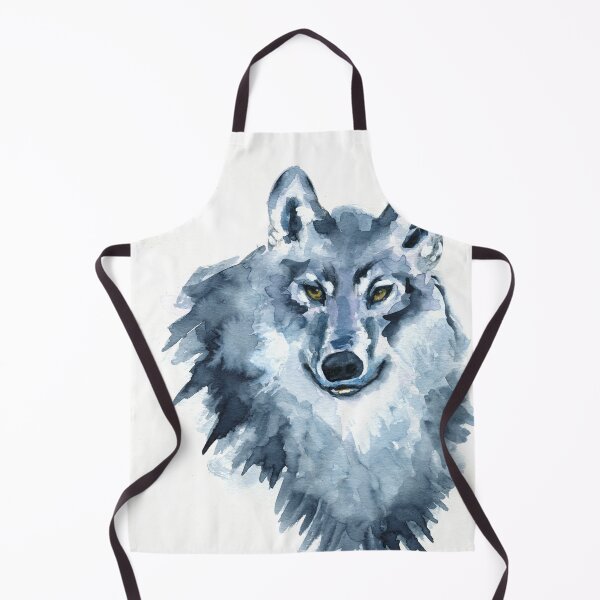 Item preview, Indigo watercolor wolf designed and sold by AnissaF.
