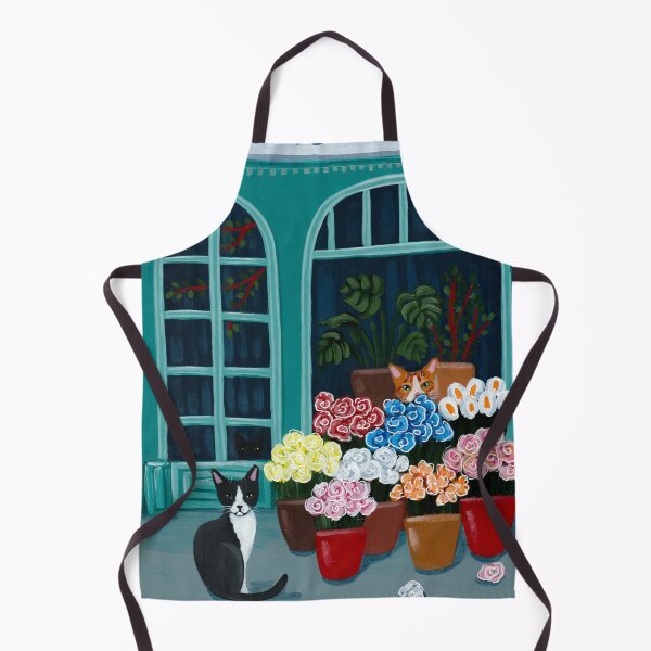 Item preview, The Flower Shop Cats designed and sold by KilkennyCat Art.