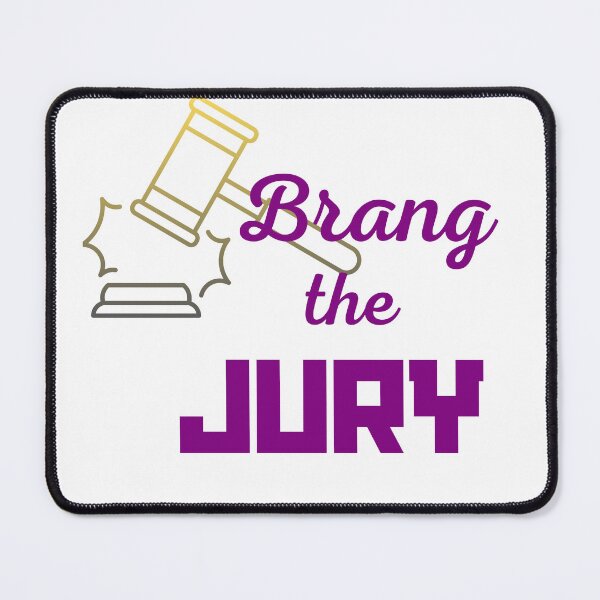 Item preview, LAW NERDS - BRANG THE JURY designed and sold by KelliesCorner.