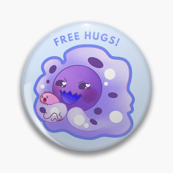 Item preview, Science Button | Cell Button | Macrophage Button | Lab Button | Funny Science Button | Scientist Button | Healthcare Button Pathology Button designed and sold by thepinkbirb.