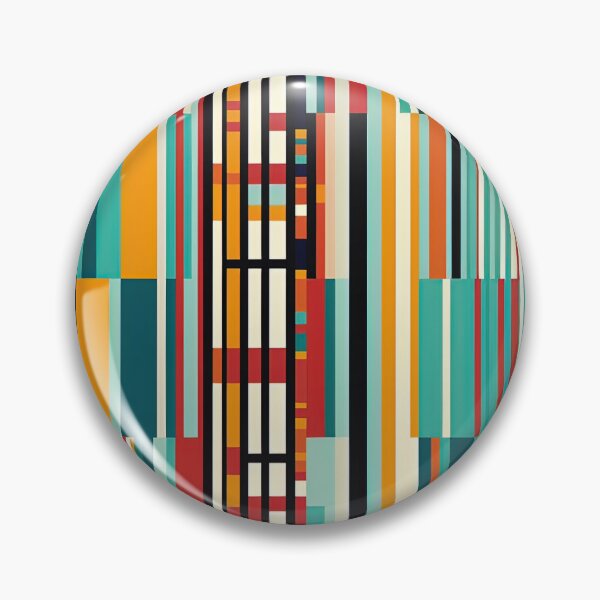 Item preview, Asymmetrical Stripes Pattern in Varying Widths and Angles designed and sold by ABArtByAlexST.