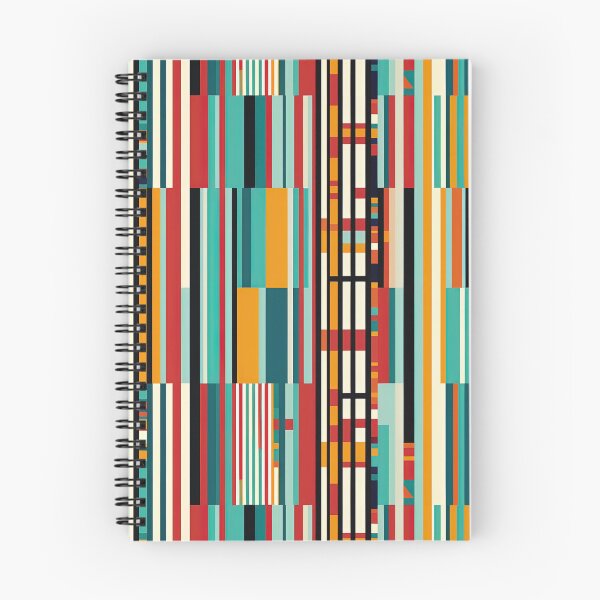 Item preview, Asymmetrical Stripes Pattern in Varying Widths and Angles designed and sold by ABArtByAlexST.
