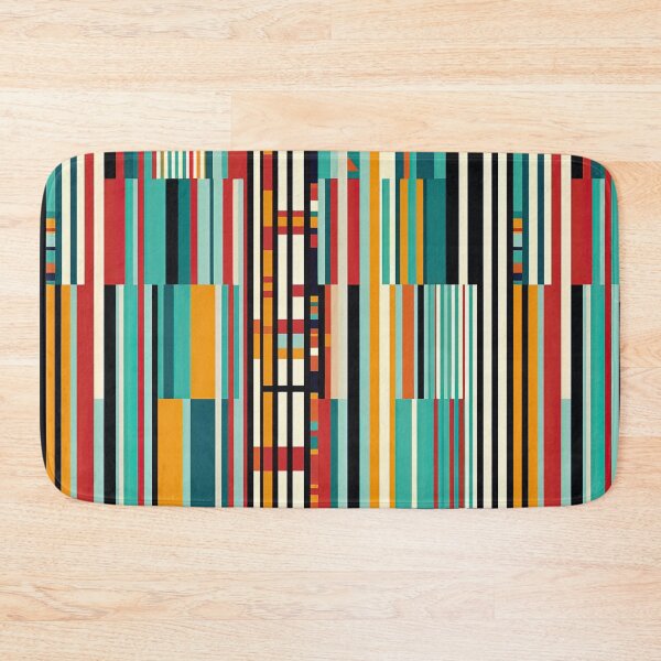 Item preview, Asymmetrical Stripes Pattern in Varying Widths and Angles designed and sold by ABArtByAlexST.