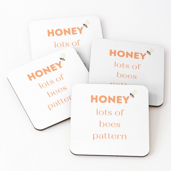 Item preview, honey lots of bees pattern designed and sold by ASSAOUCI.