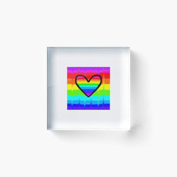 Item preview, Rainbow heart designed and sold by Pastel-Diamond.