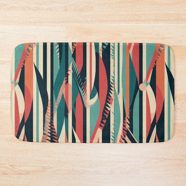 Item preview, Asymmetrical Stripes in Varying Widths and Angles Pattern designed and sold by ABArtByAlexST.