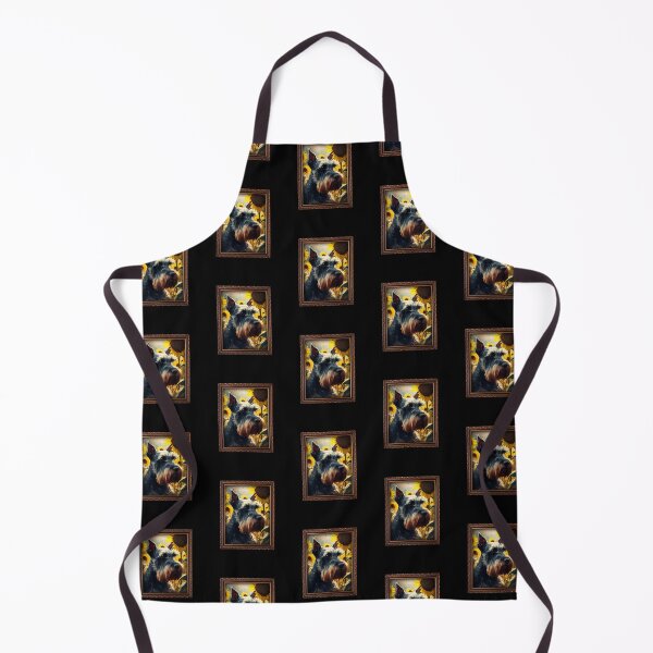 Item preview, Standard Schnauzer Sunflower Painting Adorable Dog designed and sold by rafaeltto.