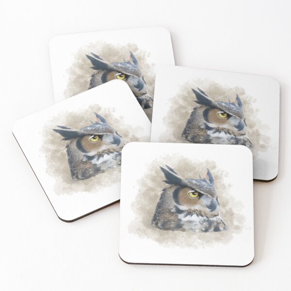 Item preview, Great Horned Owl designed and sold by xSnoozyx.