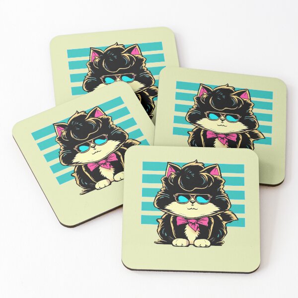 Item preview, Funky cat who like to take care of his Hair designed and sold by DroidTester.