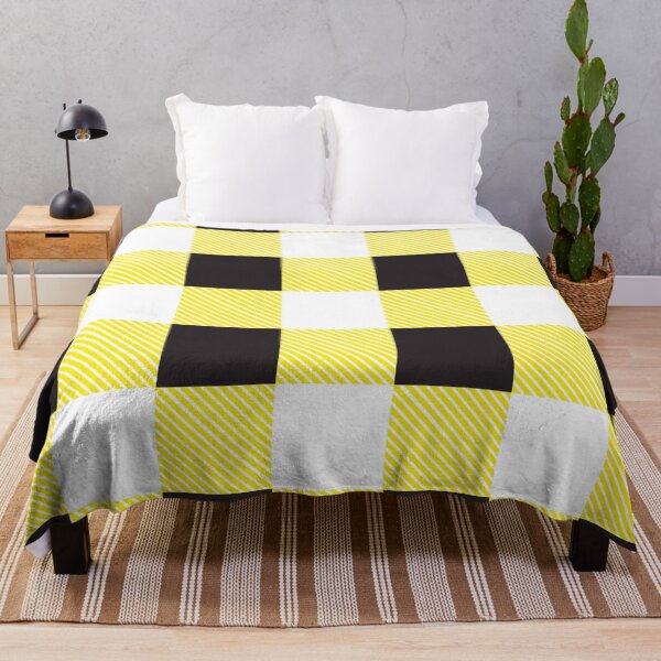 Item preview, Black and yellow plaid designed and sold by Pattrenonly.