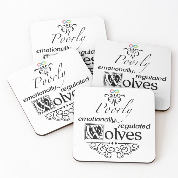Item preview, Poorly Emotionally Regulated Wolves designed and sold by dragonimp.