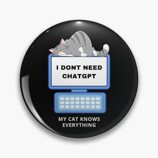 Artikelvorschau, Cat GPT Working Ai Cat, lustige faule Katze mit Computerdesign für Katzenliebhaber und ChatGPT-Fans entworfen und verkauft von PrintOfi.