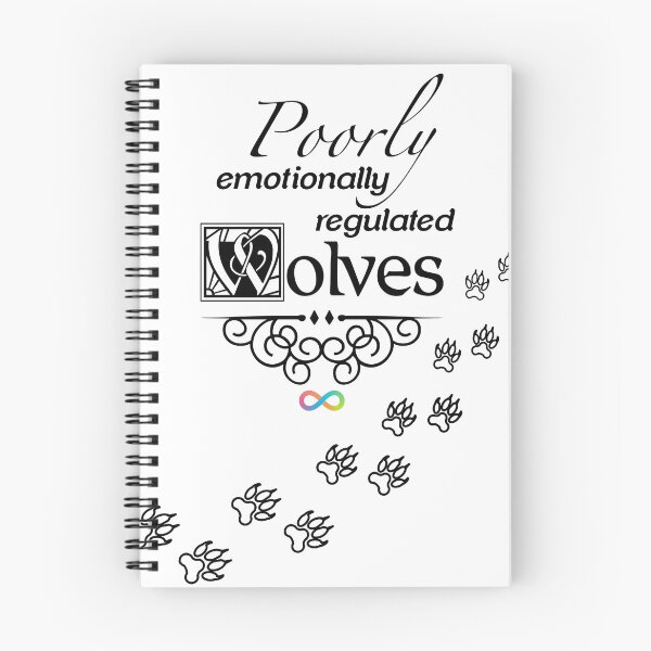 Item preview, Poorly Emotionally Regulated Wolves designed and sold by dragonimp.