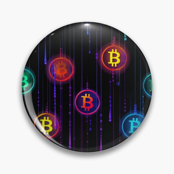 Item preview, Colorful Bitcoin Rain designed and sold by UlDesigns.