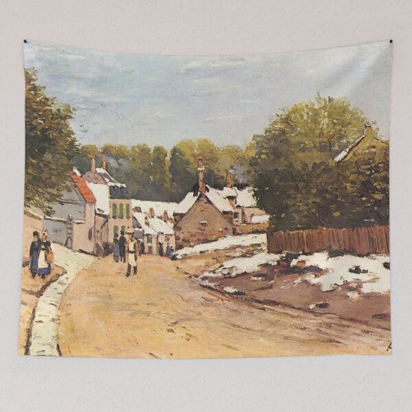 Artikelvorschau, Früher Schnee bei Louveciennes von Alfred Sisley entworfen und verkauft von tomorrowsart.