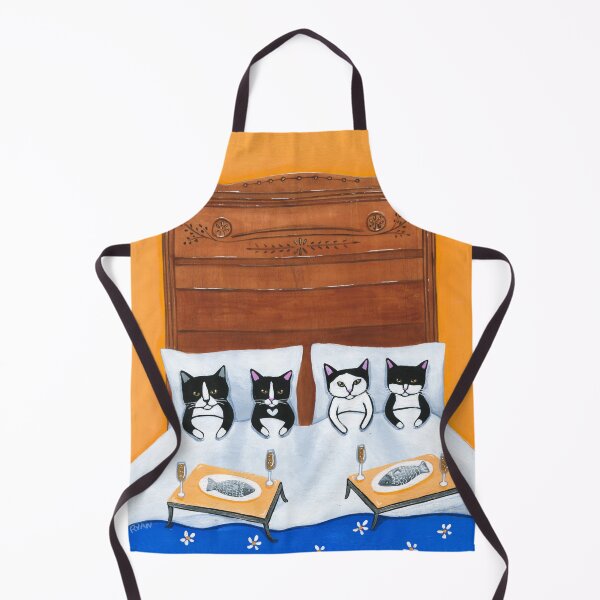 Item preview, Brunch in Bed Cats designed and sold by KilkennyCat Art.