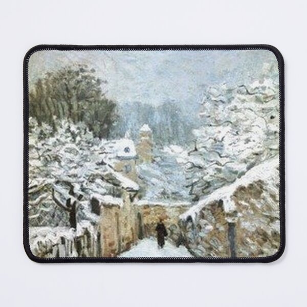 Item preview, Winter in Louveciennes by Alfred Sisley designed and sold by tomorrowsart.