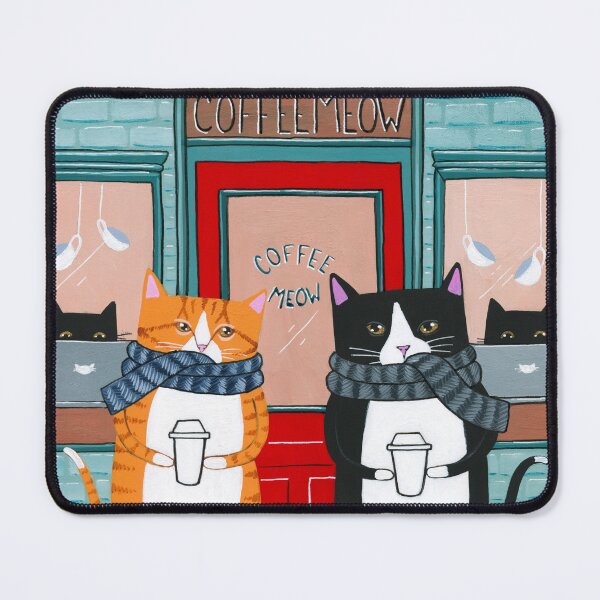 Item preview, Cats Coffee Date designed and sold by KilkennyCat Art.