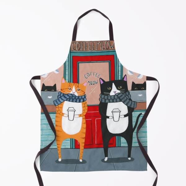 Item preview, Cats Coffee Date designed and sold by KilkennyCat Art.