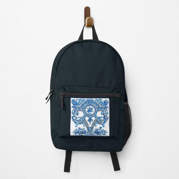 Item preview, DUTCH BLUE DELFT : Vintage Horse and Rider with Birds Still Life Print designed and sold by posterbobs.