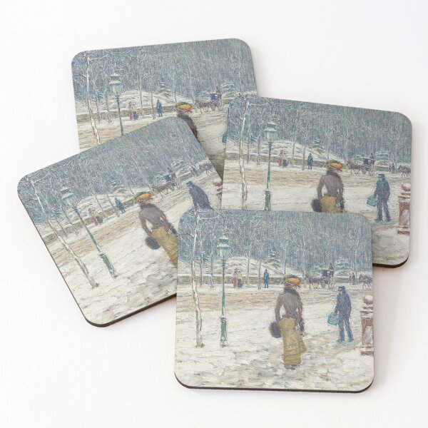 Item preview, New York Street by Childe Hassam designed and sold by tomorrowsart.