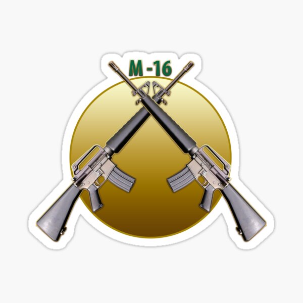 Item preview, M16 - Old School (oro/dúo) designed and sold by Durutti1936.