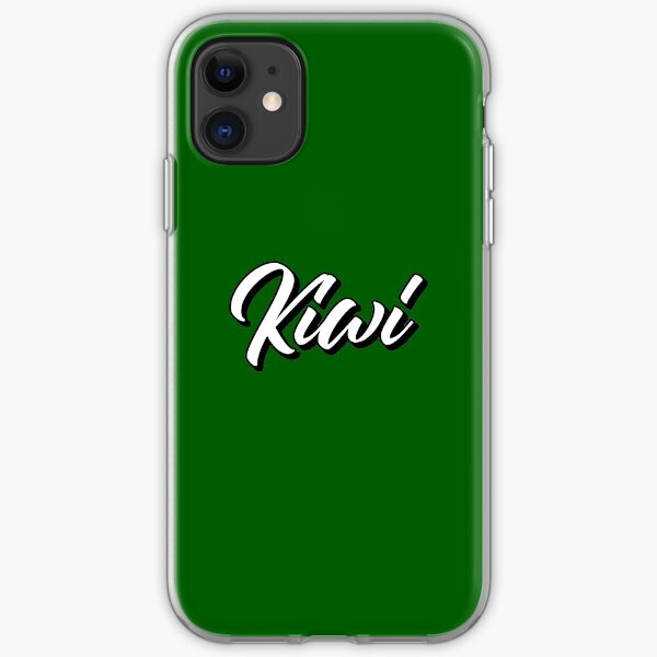 White Kiwi iPhone Soft Case