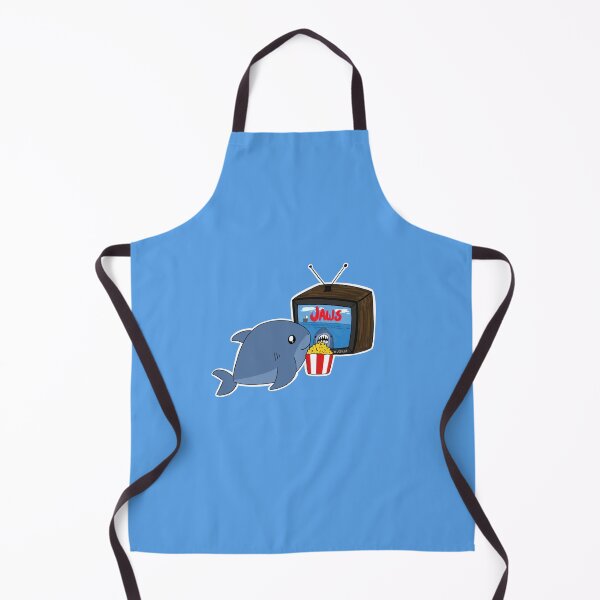 Item preview, Cute Shark watching Jaws designed and sold by MollyTamolly.