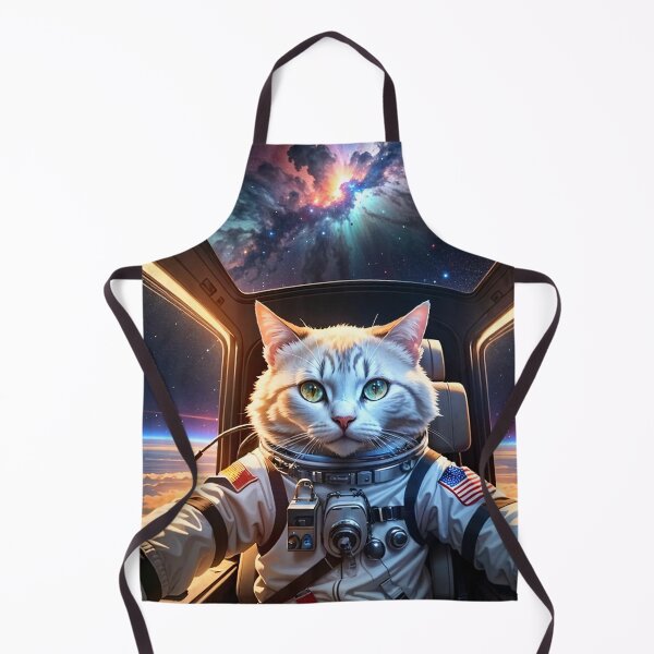 Item preview, Space Cat: A Cosmic Feline in High Atmospheric Orbit designed and sold by Digital-Hijinx.